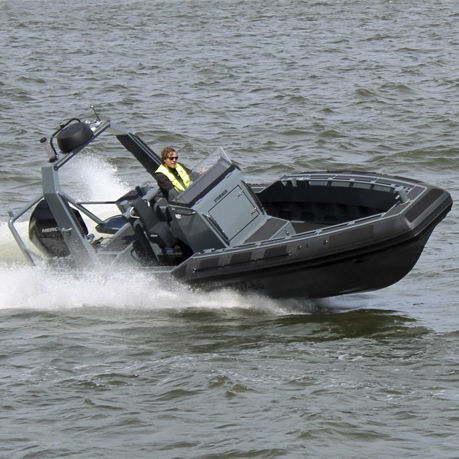 Barco profissional barco salva-vidas - 75 - STORMER MARINE - barco utilitário / com motor de popa / barco inflável semirrígido