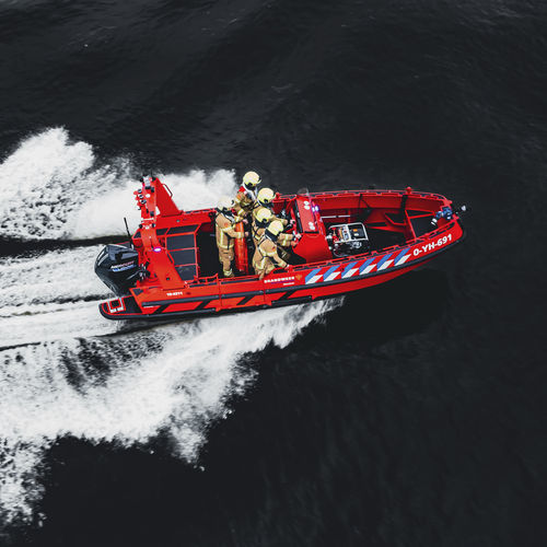 Barco profissional barco-patrulha - RESCUE 75 - STORMER MARINE - barco salva-vidas / com motor de popa / em alumínio