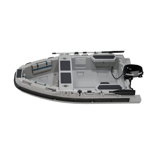 Bote auxiliar monocasco - MANTUS MARINE - com motor de popa / open / em PEAD
