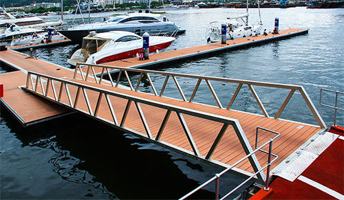 Passarela para marina - AG900 - Goodocks Marine (Hong Kong) Co., Ltd. - para centro náutico de lazer / articulada / autoportante