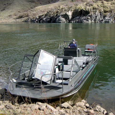 Lancha de console central com motor de centro - NELLIE'S BOY - Bentz Boats - de pesca esportiva / em alumínio