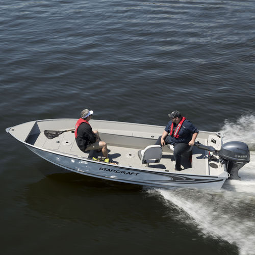 Bote com motor de popa - 16 DLX TL - Starcraft - open / de pesca esportiva