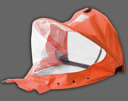 Capuz para colete salva-vidas inflável para uso profissional - VSPRAY   - Aquata Euras Prod.- und Vertr. Ges. mbH