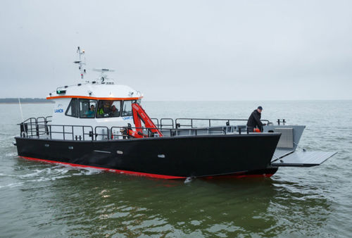 Barco profissional barco de desembarque - 1400 USLC - Baltic Workboats AS - com motor de centro / em alumínio