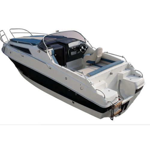 Lancha Day Cruiser com motor de popa - QX650 - Marine Times Newspaper - open / máx. 8 pessoas / com cabine