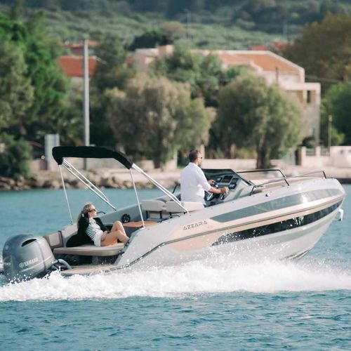Lancha Cabin Cruiser com motor de popa - AZZARA 67s - LGK MARINE - open / máx. 8 pessoas / 1 cabine