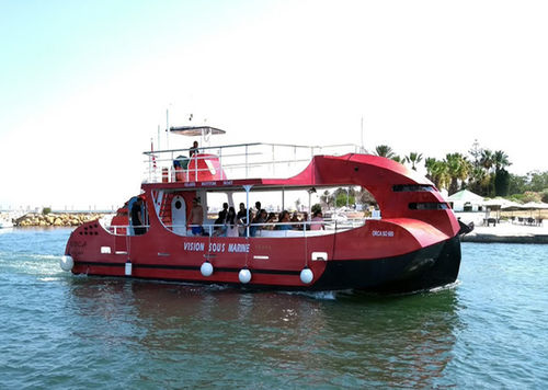 Barco profissional barco de turismo - Vision  - SQUALTEC - com motor de centro