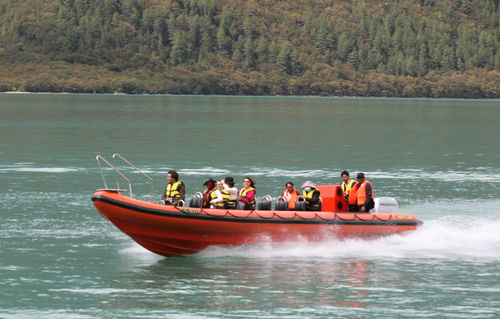 Barco profissional barco de passeio - RIB-1100 - Changzhou Youbang Boat Co., Ltd. - barco salva-vidas / com motor de popa