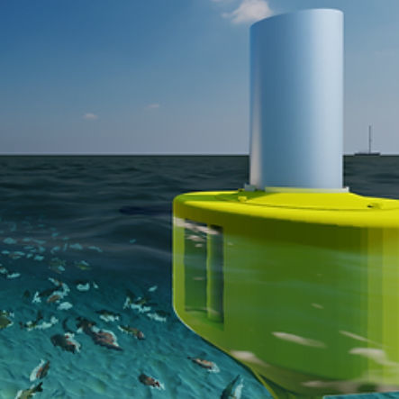 Boia de dados - Geoseas Marine Protection and Demarcation Products Manufacturing LLC - amarela