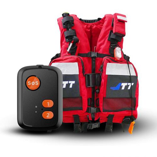 Colete salva-vidas em espuma - Shenzhen JTT Technology Co., Ltd - 150 N / unissexo / vermelho