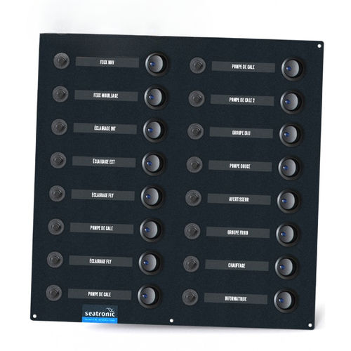 Quadro elétrico para barco - ETA16 - seatronic - para iluminação / LED