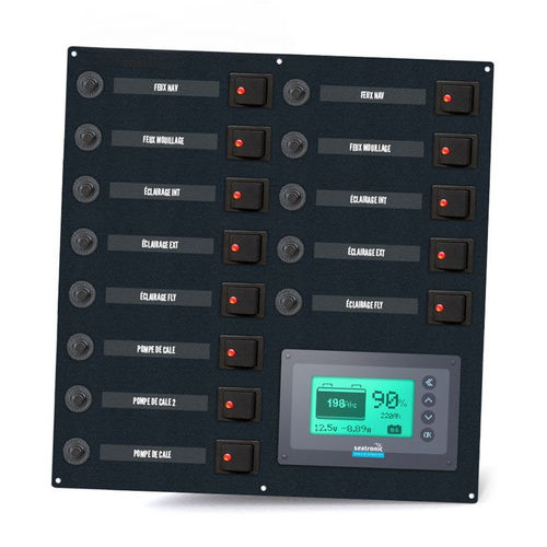 Quadro elétrico para barco - ETA13GB - seatronic - para iluminação / para bomba de porão / LED
