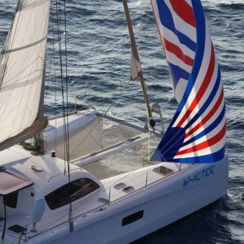 Cama elástica para multicasco - Outremer 45 - LOFTNETS - 30 mm