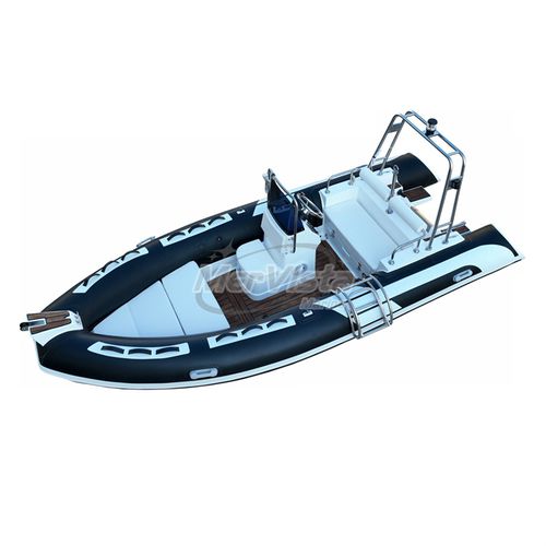 Barco inflável com motor de popa - 480 - MerVista Boat - semirrígido / open / com console central