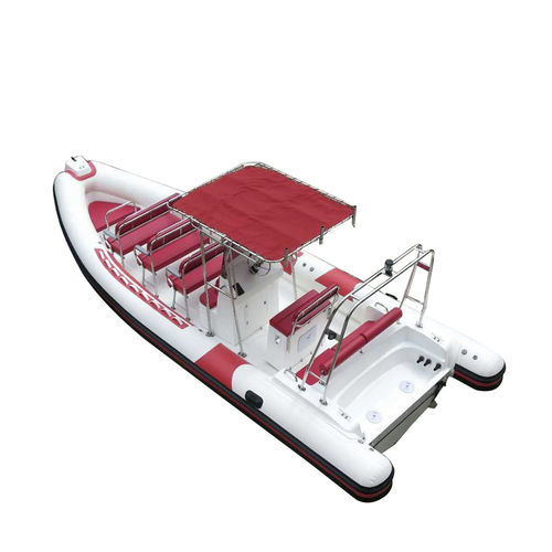 Barco inflável com motor de popa - 880 - MerVista Boat - bimotor / semirrígido / open