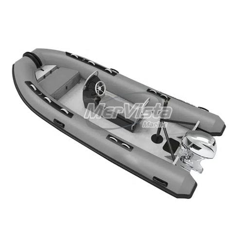 Barco inflável com motor de popa - 430 Hypalon - MerVista Boat - semirrígido / open / com console central
