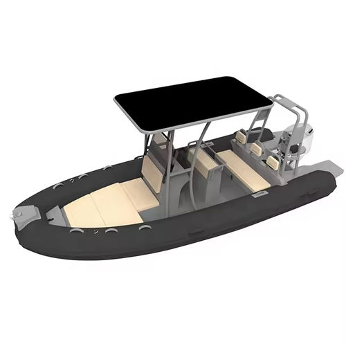 Barco profissional barco-patrulha - 560 Luxury Double - MerVista Boat - barco salva-vidas / com motor de popa / em alumínio