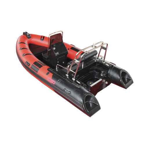 Barco inflável com motor de popa - 430 - MerVista Boat - de casco rígido (RIB) / open / com console central