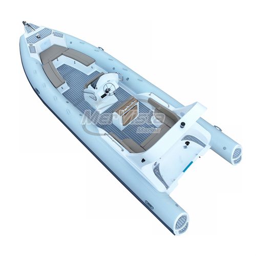Barco profissional barco-patrulha - 760C - MerVista Boat - barco salva-vidas / com motor de popa / de fibra de vidro