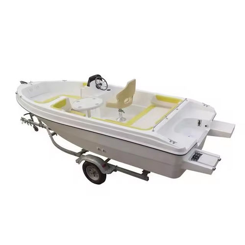 Barco de pesca-passeio com motor de popa - Panga - MerVista Boat - open / com console lateral / com solário