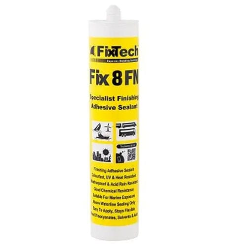Adesivo monocomponente - Fix8 FN - FIXTECH PTY LTD - de silicone / multiusos / resistente a UV