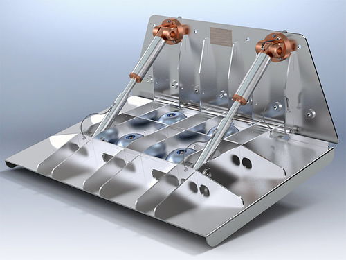 Flap para barco - PHOENIX MARINE SOLUTIONS - em aço inoxidável