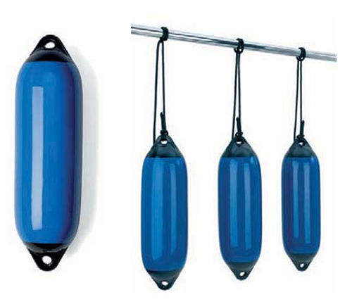 Defensa para barco - 59160 series - SEILFLECHTER-TAUWERK GMBH - para píer / cilíndrica / azul