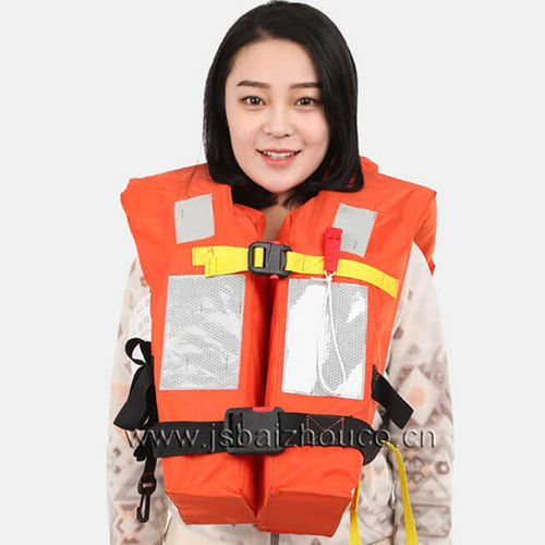Colete salva-vidas em espuma - JBY-1 - Jiangsu Baizhou Safety Technology Co,.ltd. - 160 N / unissexo / laranja