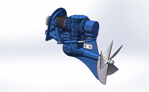 Sistema de propulsão para navio - TSD Surface Drive System