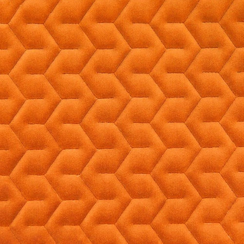 Tecido náutico para decoração de área interna - Soft Velvet 1471 - Mariano Farrugia - de poliéster / marrom / laranja