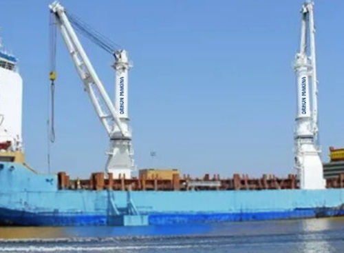 Guindaste para navio - Orhun Makina - para cargas pesadas / orientável