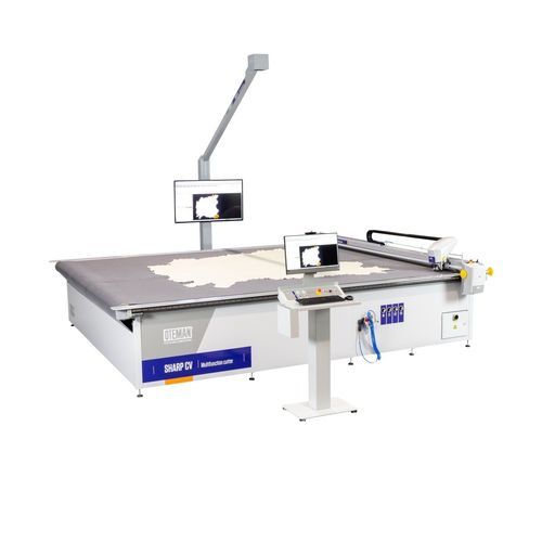 Máquina de corte automática - SHARP - L - OTEMAN - elétrica / para couro / para estaleiro naval