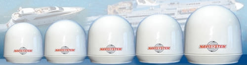 Antena de satélite - MST 55 IP - Navisystem Marine Electronics - Internet / para barco / para iate