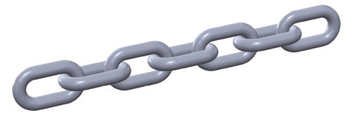 Corrente para navio - DIN 764 - Yapas Chain and Forging Co. Ltd. - para âncora / sem malhete (studless)