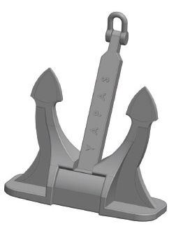 Âncora Spek - Yapas Chain and Forging Co. Ltd. - para navio
