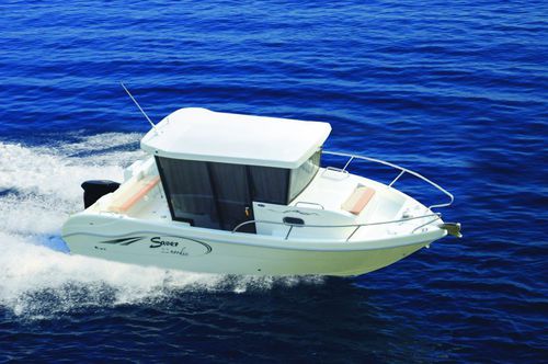 Barco de pesca-passeio com motor de popa - 22 Nordic - SAVER  S.R.L. - com casa do leme / máx. 7 pessoas / com cabine