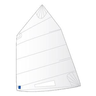 Vela mestra - TURBO - ZM DESIGN SRL - para barco de vela ligeira / Optimist