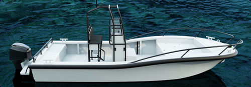 Barco profissional barco utilitário - aurora (dalian) yachts co ltd - com motor de popa / em alumínio