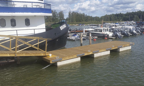 Píer flutuante - S  - A-Laiturit - de atracação / para marina / para barco