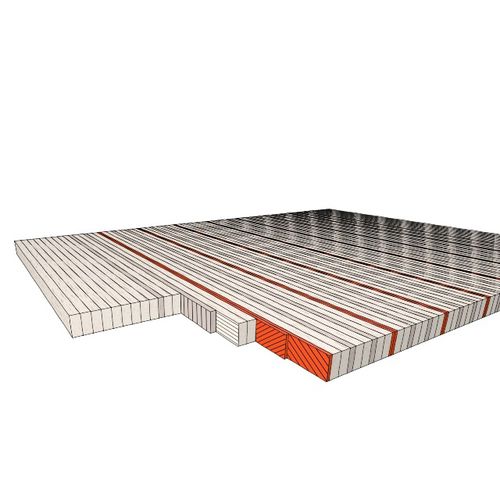 Material de núcleo em pau-de-balsa - QX Summer - Bcomp Ltd