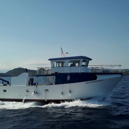 Navio de pesca profissional de arrasto - 3000 - 2500 SFV - ARESA SHIPYARD - para treinamento / em PRFV