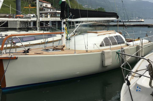 Veleiro de cruzeiro - BALLESTRON 8.50 - Colombo Leopoldo  - em madeira / com gurupés