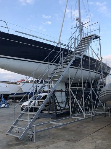 Escada para barco - SMSS - Naval Tecno Sud - para veleiro / para navio / para estaleiro naval