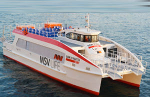 Ferry de passageiros catamarã - 19 - Gold Coast Ships Australia - de alta velocidade / híbrido / costeiro