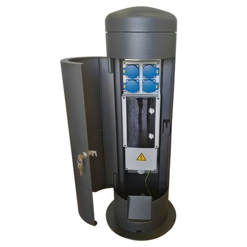 Poste balizador - BOMBER  - New VMR SRL - de distribuição / para píer / em aço inoxidável