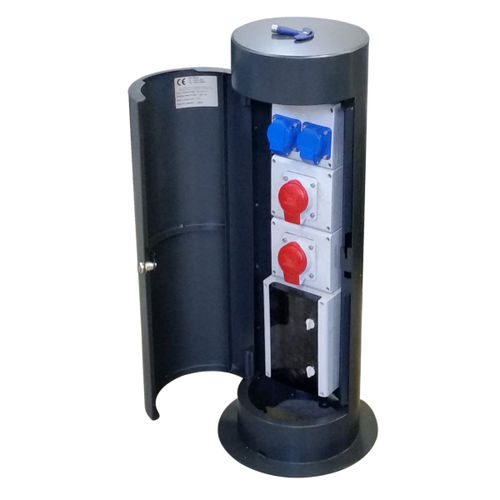 Torre com iluminação embutida - CUT  - New VMR SRL - de distribuição elétrica / de distribuição de água / para píer