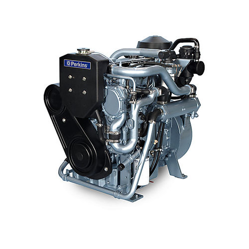 Motor de centro - 4.4TGM - Perkins Marine Power - auxiliar / a diesel / para barco profissional