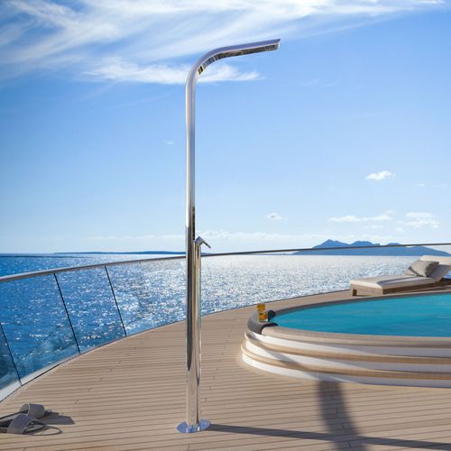 Chuveiro para iate - Dream Yacht Y SB BC M - Inoxstyle - em aço inoxidável / para píer / para barco