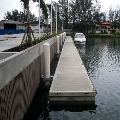 Píer flutuante - PFC 2412  - Lindley Marinas - de atracação / para marina / para barco