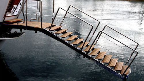 Passarela de embarque de superiate - APOLLON 6R SPECIAL BL - NV | SuperYacht Accessories - telescópica / dobrável / retrátil